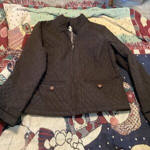 Merona Women's Dark Brown Quilted Puffer Jacket